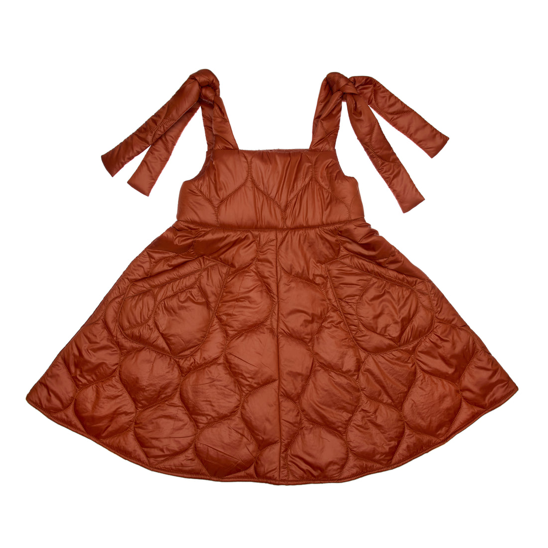 Paade Mode  Caramel Felix Puffer Pinafore Dress