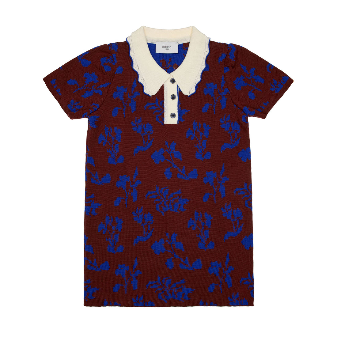 Paade Mode  Blue Rose Polo 
Dress