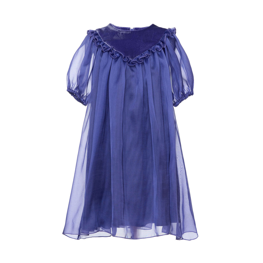 Paade Mode  Violet Lily Silk Velvet Dress