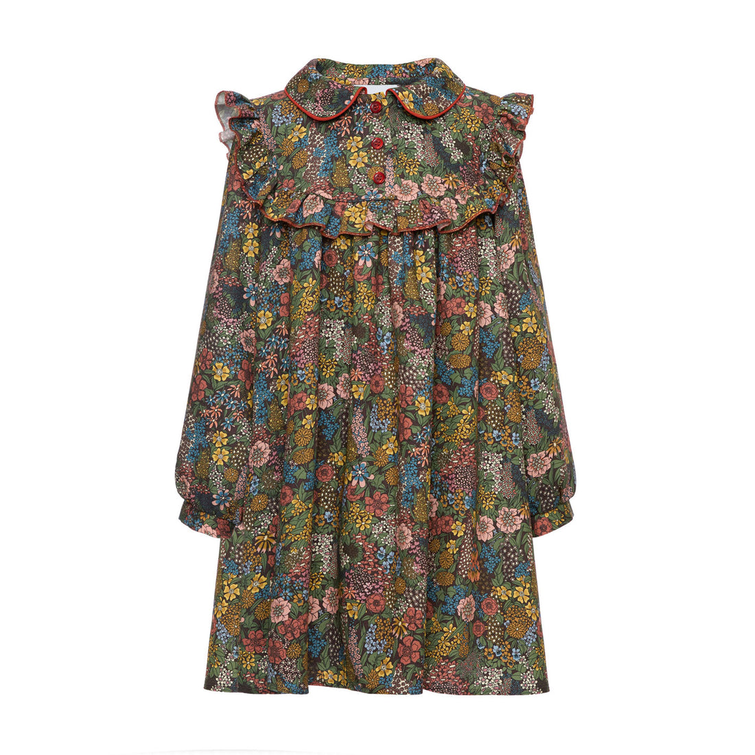 Paade Mode  Green Penelope Collar  Dress