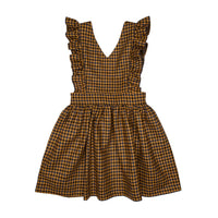 Paade Mode  Yellow Ellis Wool Pinafore Dress