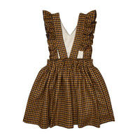 Paade Mode  Yellow Ellis Wool Pinafore Dress