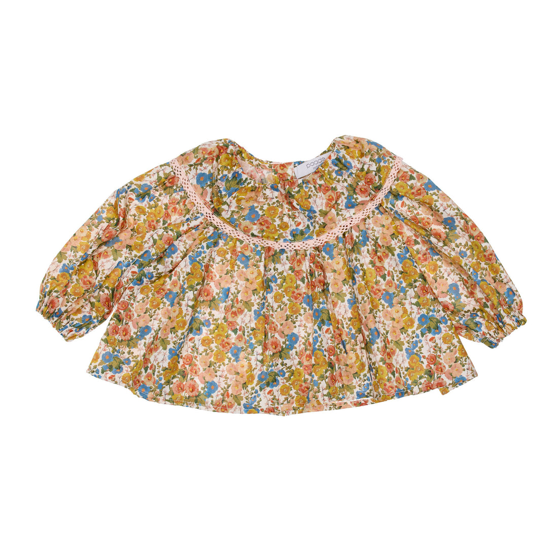 Paade Mode  Mustard Alice Baby Blouse