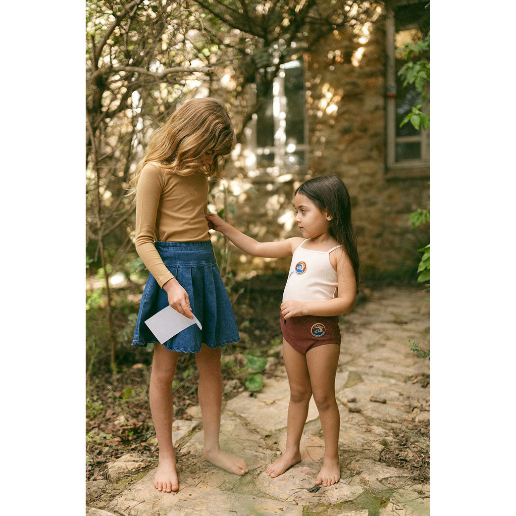 L by Ladida Swimmers Denim Skirt