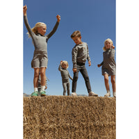 L by Ladida Grey Floral Turtleneck