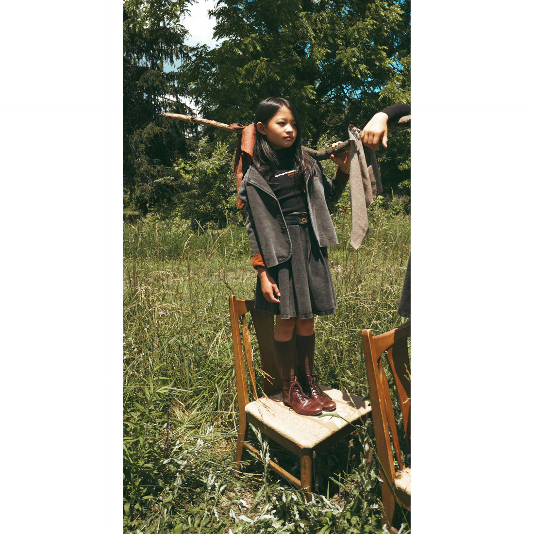 Calla Lili  Black Heritage Skirt