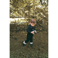 Calla Lili  Black Denim Overall