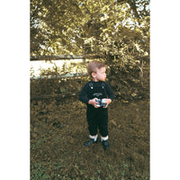 Calla Lili  Black Corduroy Overall