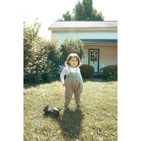 Calla Lili  Taupe Quilted Overall