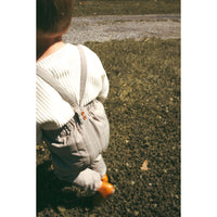 Calla Lili  Taupe Quilted Overall