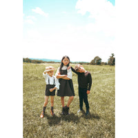 Calla Lili  Grey/Brown Tweed Dress