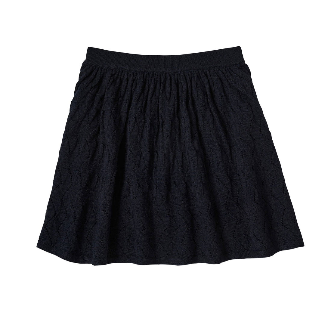 FUB Dark Navy Pointelle Skirt