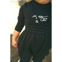Calla Lili  Black/Purple Apres Chic Mockneck