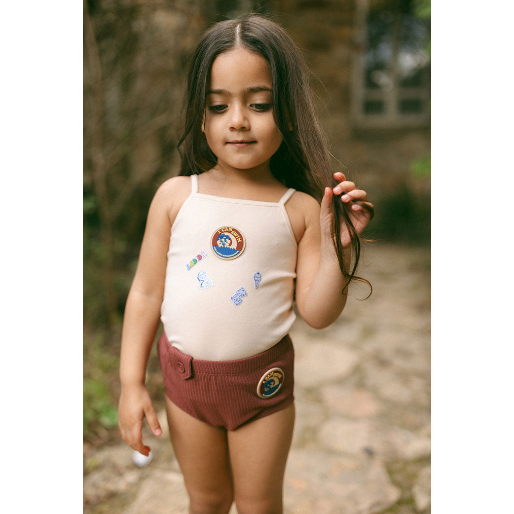 L by Ladida Swimmers Mauve Tank Set
