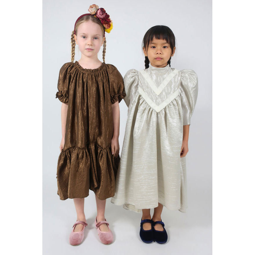Tia Cibani Coco Coco Lame Dress