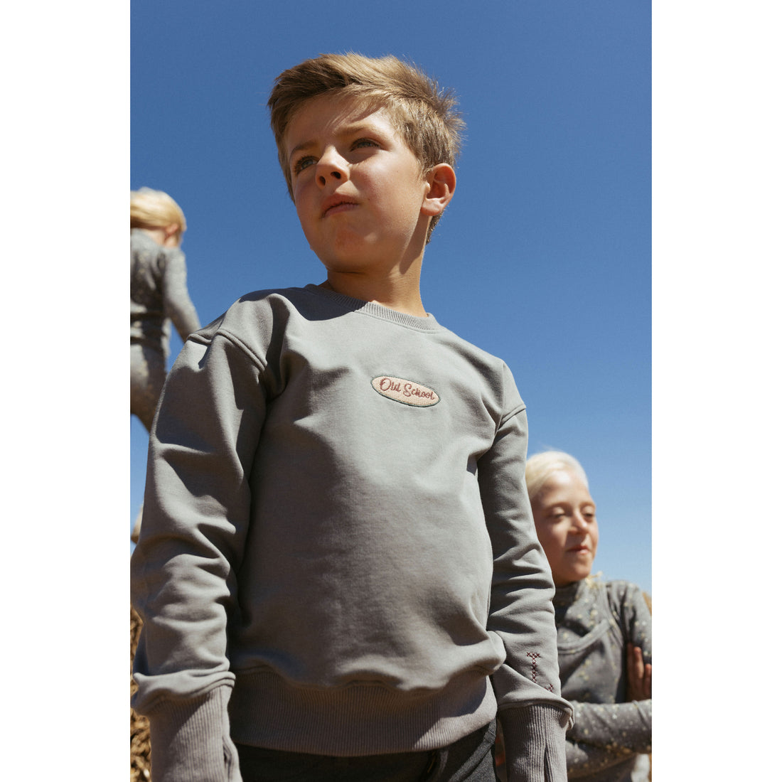 L by Ladida Grey Old School Sweatshirt