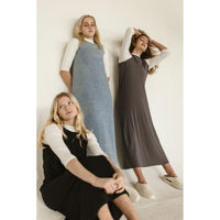 Elements Black Mock Tee Dress
