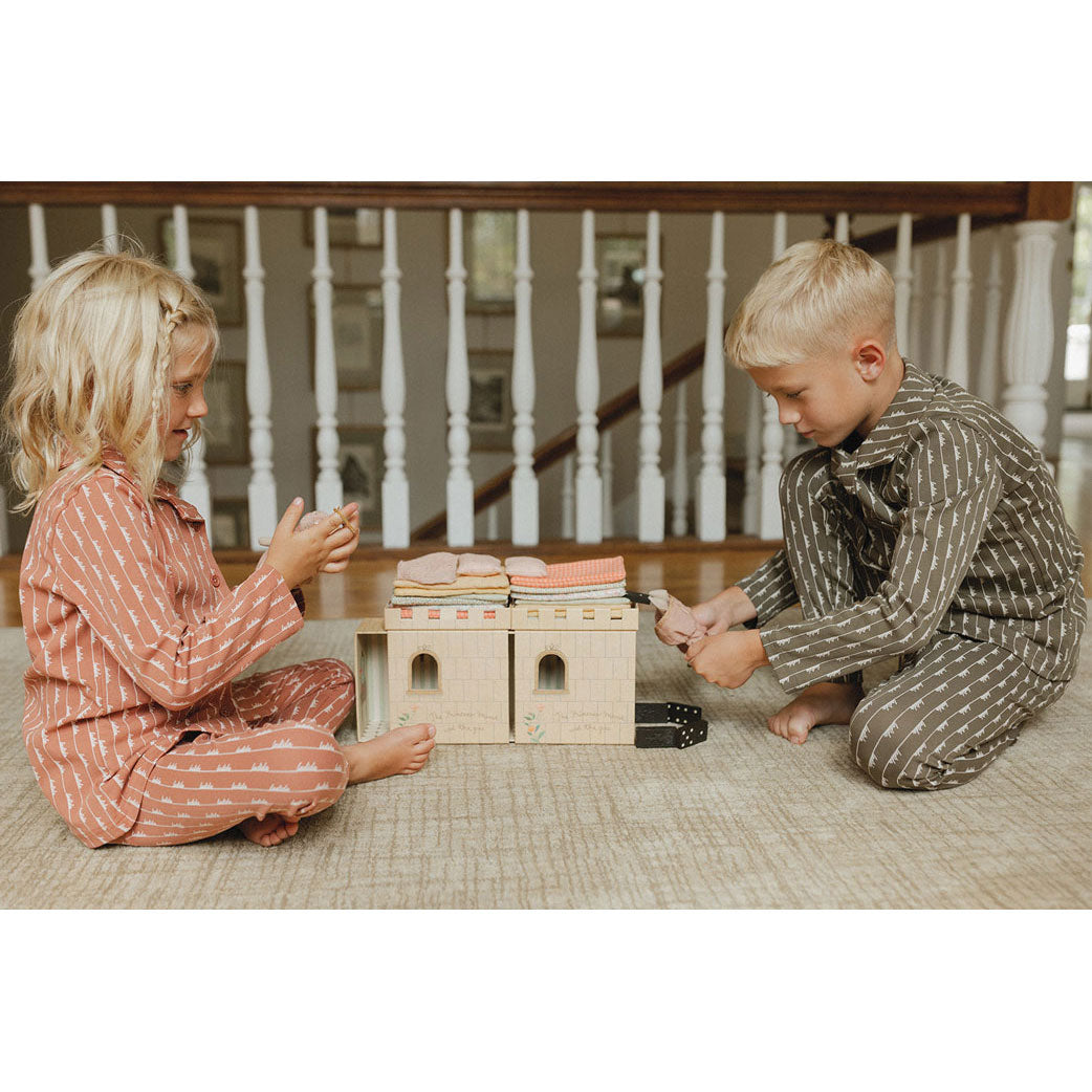 L by Ladida Olive Grandpa Pajama Set