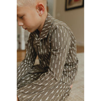 L by Ladida Olive Grandpa Pajama Set