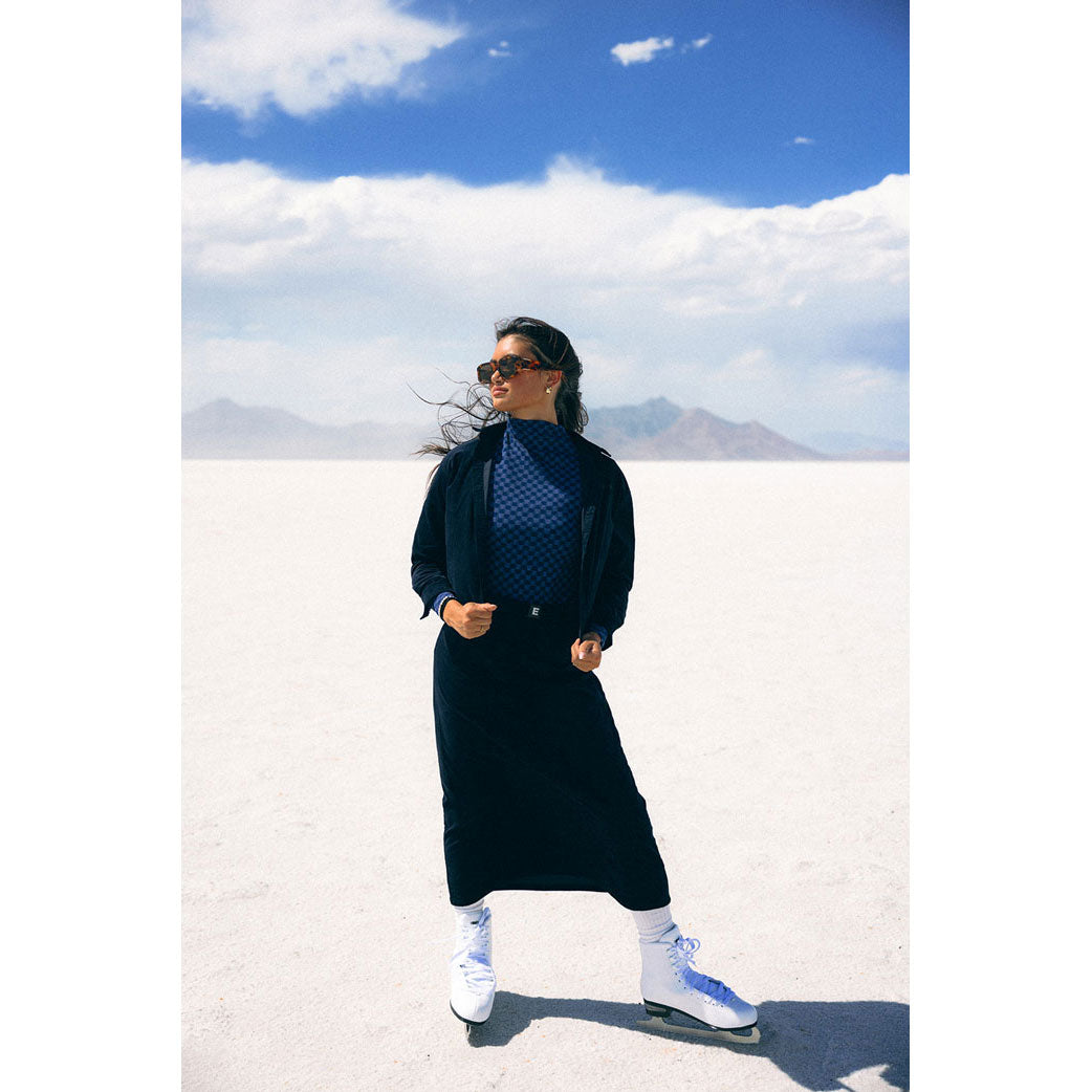 Elements Navy Corduroy Skirt