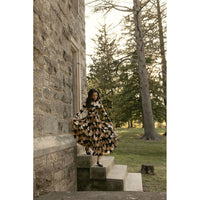 Ava and Lu Black Golden Geo Hearts Skirt