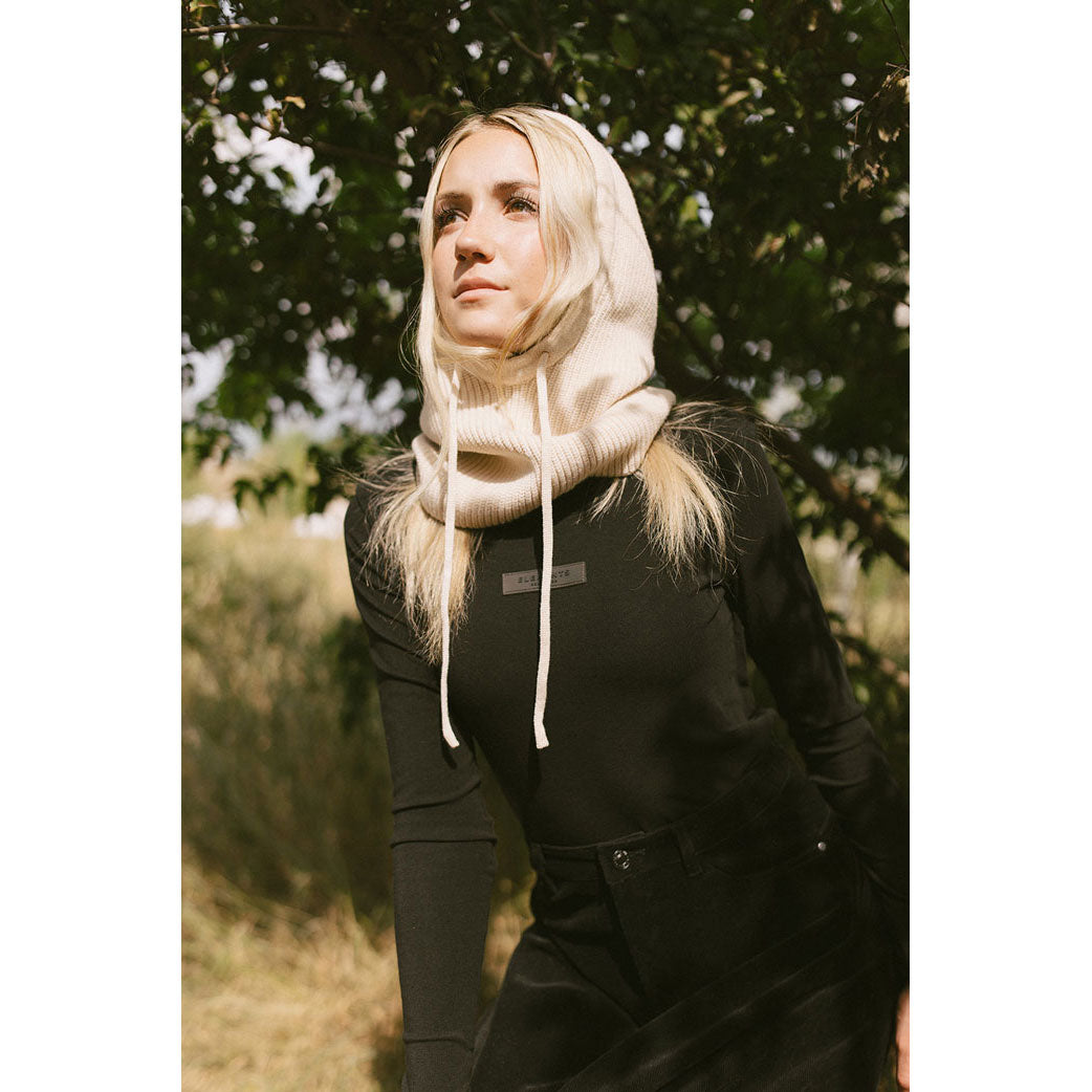 ELEMENTS Black Trim Turtleneck