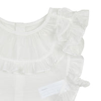 Bene Bene Off White Pure Frill Bib