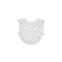 Bene Bene Off White Pure Frill Bib