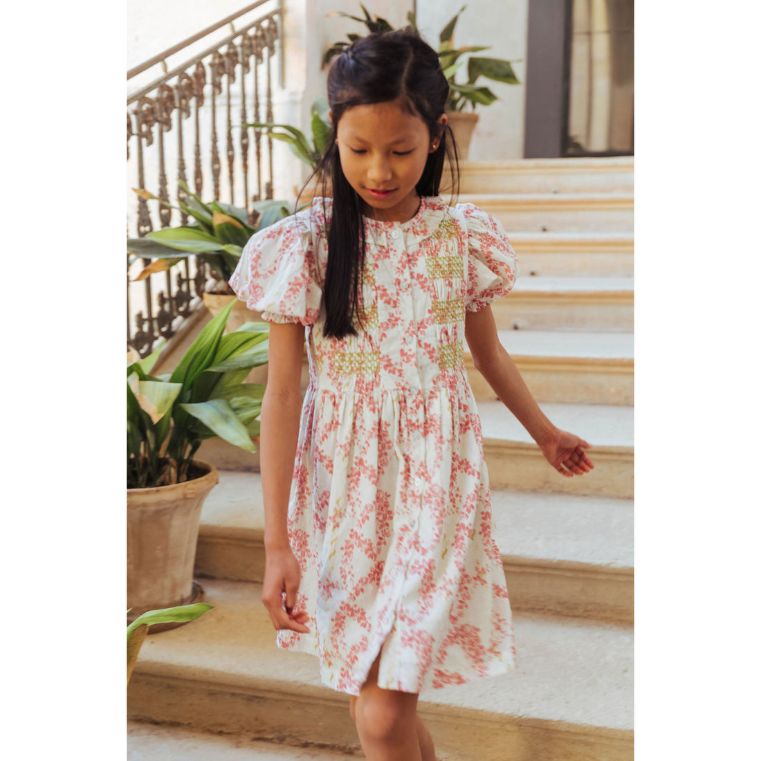 Lali Climbing Roses Print Ivy Dress