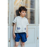 Lali Opaline Linen Sailor Shirt