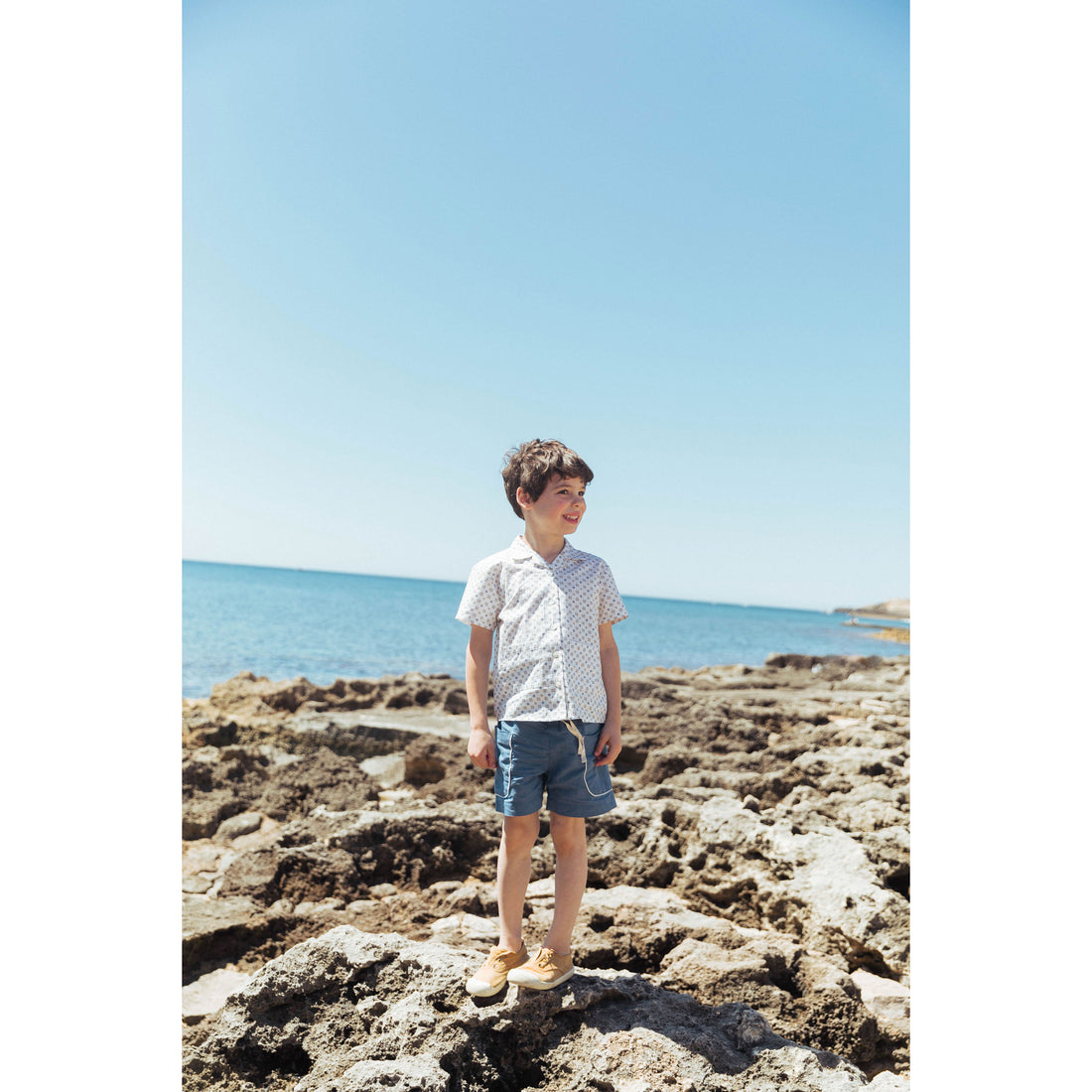Lali Tile Print Henri Shirt