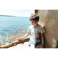 Lali Tile Print Henri Shirt