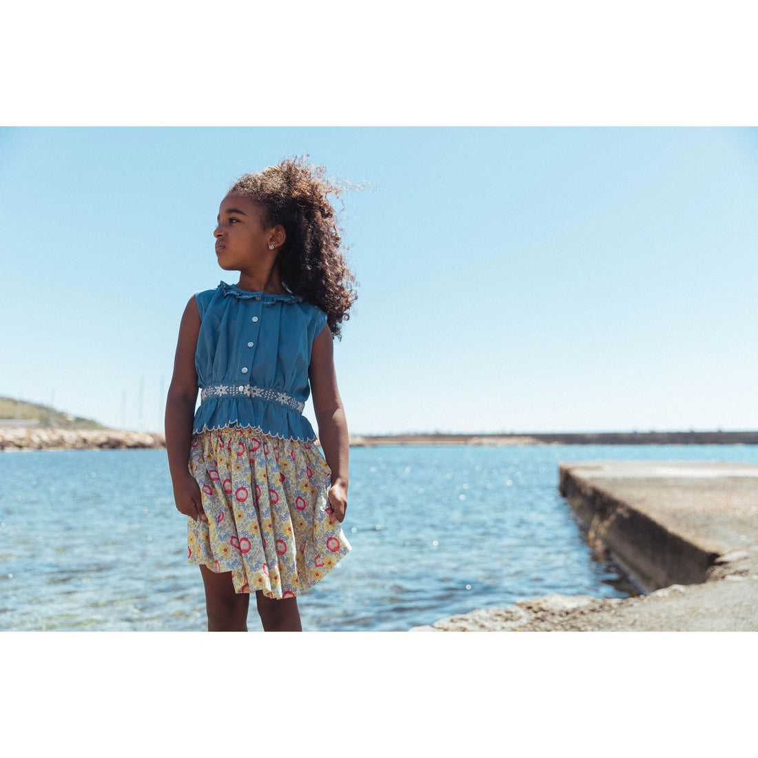 Lali Pacific Blue Cora Top