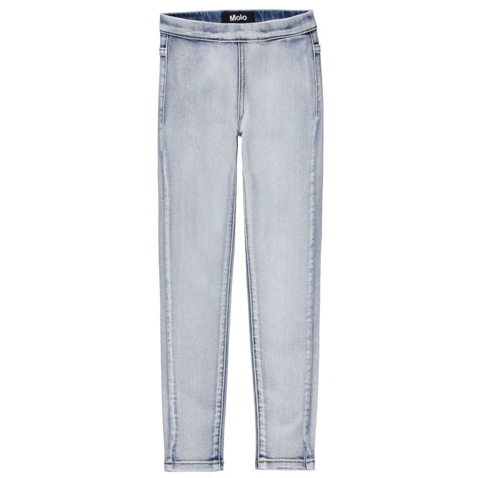 Molo Light Washed Blue April Woven Pants