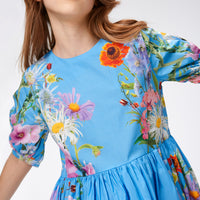 Molo Blue Garden Casey Dress