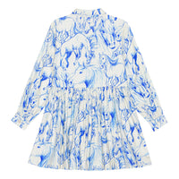 Molo Blue Horses Christy Dress