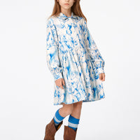 Molo Blue Horses Christy Dress
