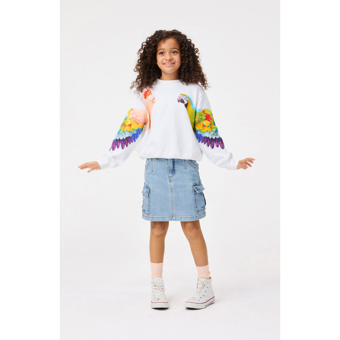 Molo Distressed Washed Belli Skirt