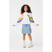 Molo Distressed Washed Belli Skirt