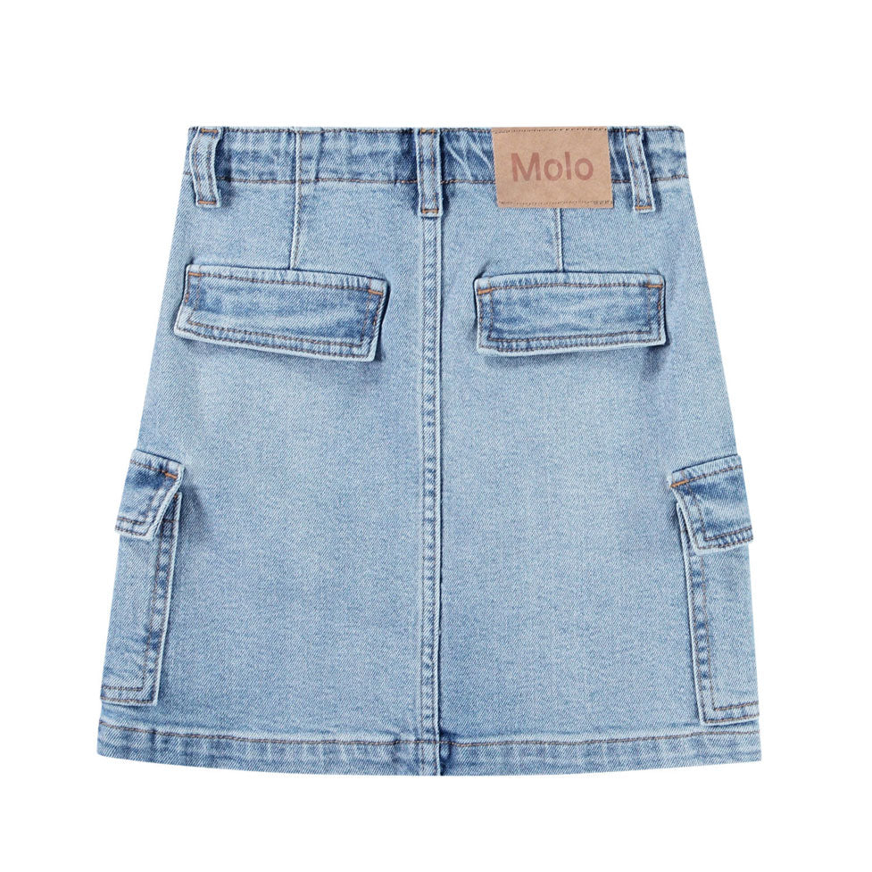 Molo Distressed Washed Belli Skirt
