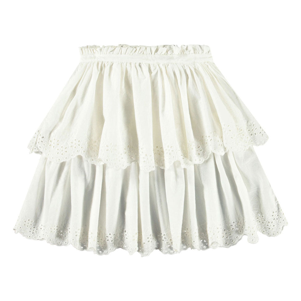 Molo Crisp White Brianna Skirt