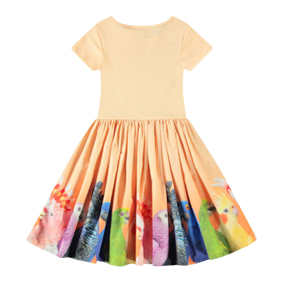 Molo Rainbow Parrots Cissa Dress