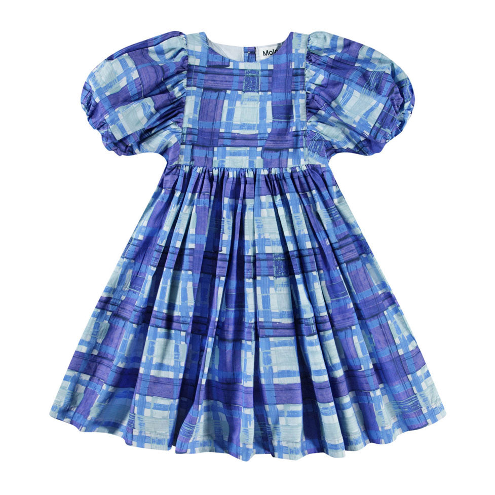 Molo Blue Checks Calyita Dress