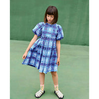 Molo Blue Checks Calyita Dress