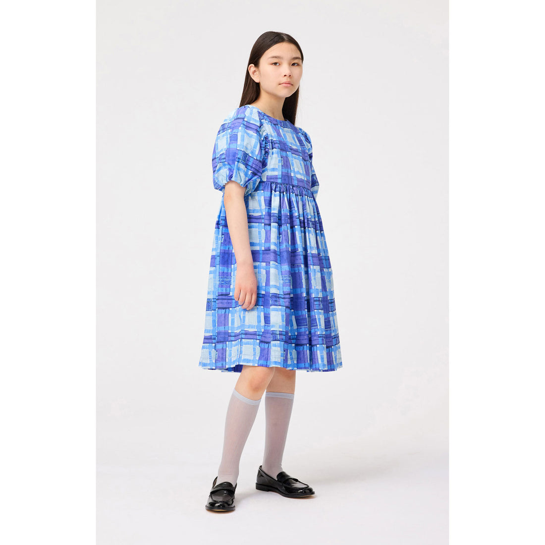 Molo Blue Checks Calyita Dress