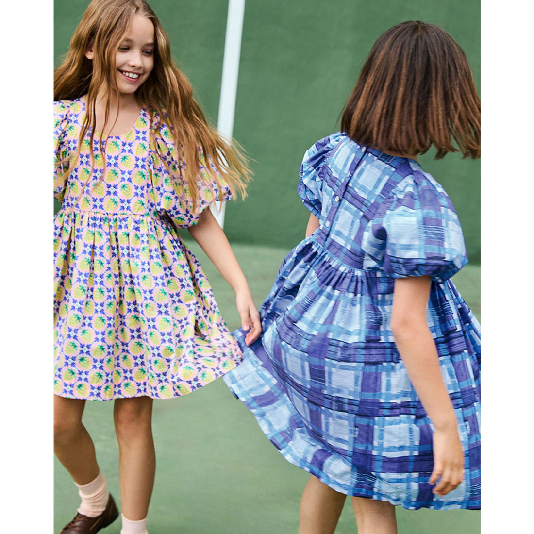 Molo Blue Checks Calyita Dress