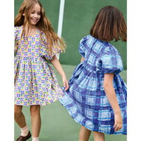 Molo Blue Checks Calyita Dress