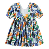 Molo Macaws Blue Camilo Dress