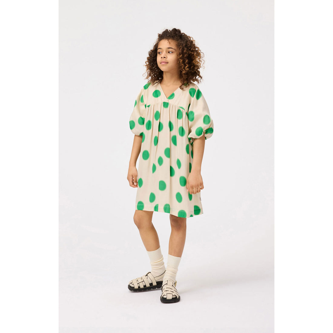 Molo Green Dots Camellia Dress