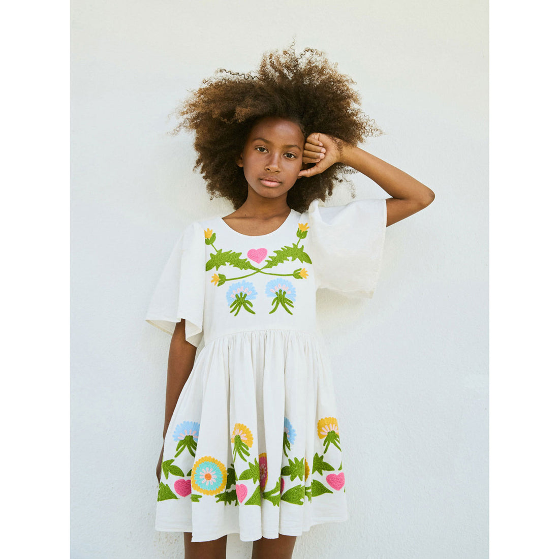 Molo Dandelion Border Carlin Dress